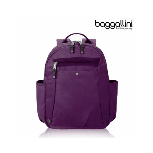 baggallini Women's Multicolored Laptop Backpack Nylon Multiple Colors 