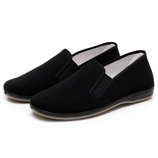 black cloth shoes