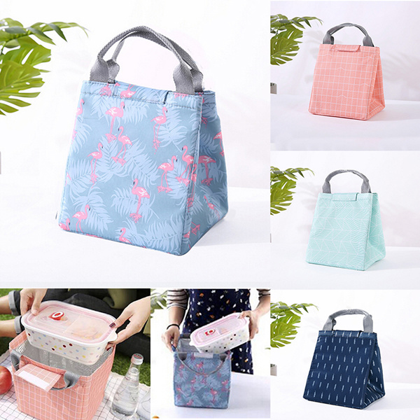 Waterproof Lunch Bag for Women Kids Men Lunch Box Bag Canvas Insulation Portable Deals for only S$18.9 instead of S$18.9