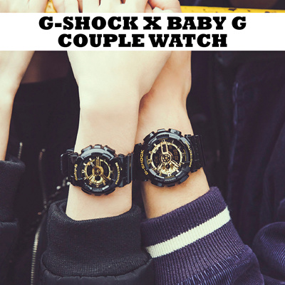 Qoo10 Couple Watch G Shock X Baby G Analog Digital For Him For Her Watch Jewelry