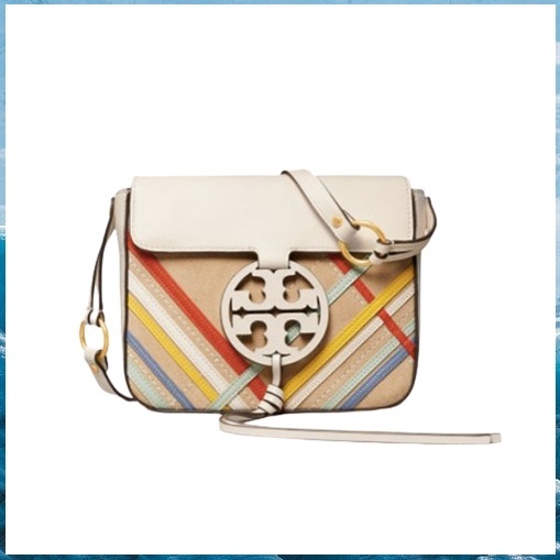 Qoo10 TORY BURCH MILLER ZIG ZAG CROSSBODY 62147 100 AUTHENTIC