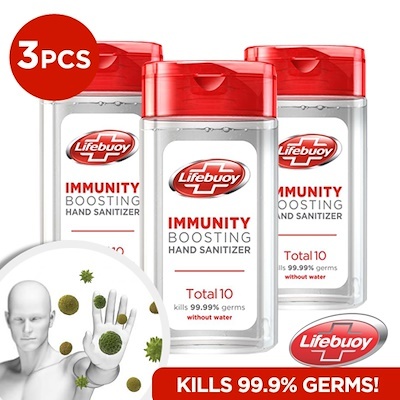 Qoo10 Hand Sanitizer Lifebuoy Immunity Boosting Total 10 50ml