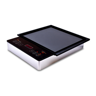 ecHome 2200W Infrared Ceramic Cooker Hob Hot Plate Digital Touch with Utensil
