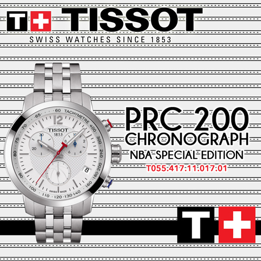 Tissot prc 200 on sale chronograph nba special edition