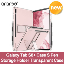 Araree Galaxy Tab S8+ Case S Pen Storage Holder Transparent Case Protection Plus