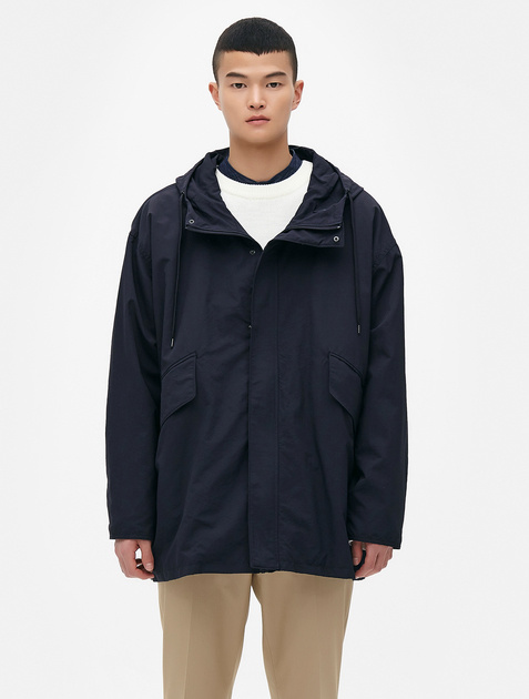 utility hooded jacket