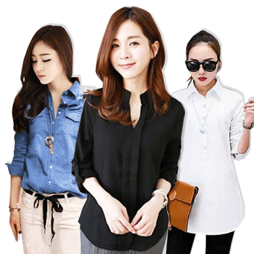 Womens Office Blouse Deals for only Rp60.000 instead of Rp72.289