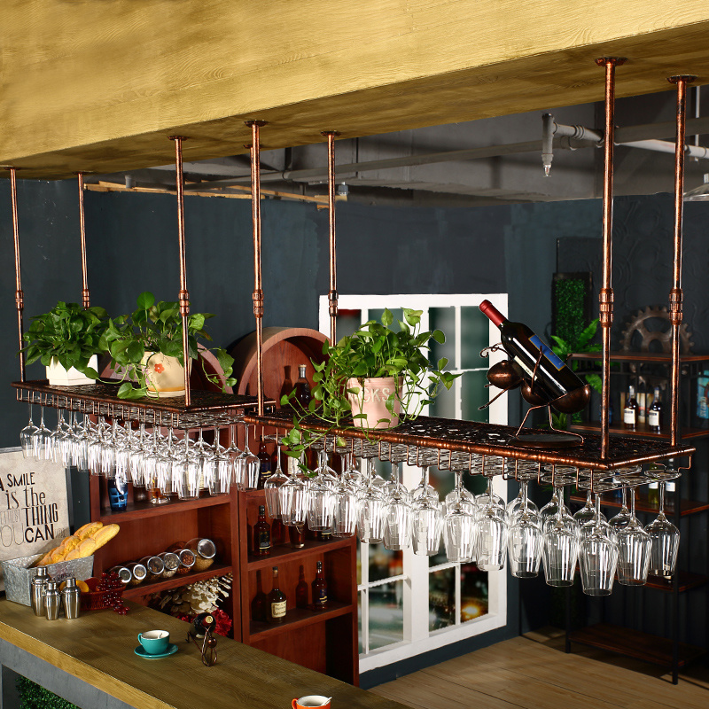 Qoo10 Bar Bar Wall Mounted Wine Glass Rack Hanging Wine Glass