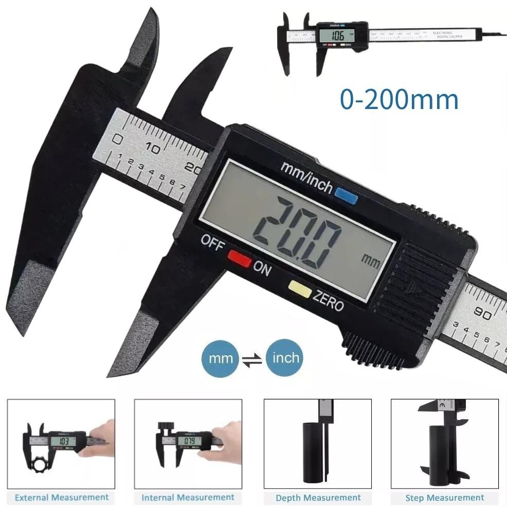 Wish+ | 200MM Electric Stainless Steel Digital Vernier Dial Caliper ...