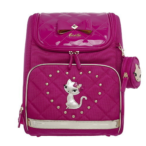 pink square backpack