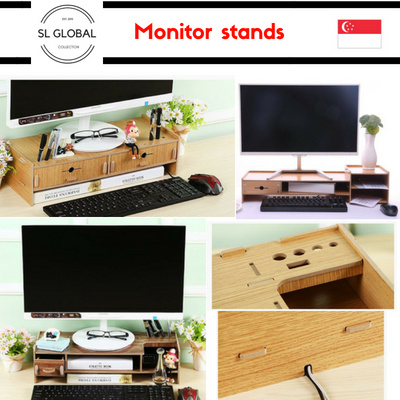 Qoo10 Desk Monitor Stand Furniture Deco