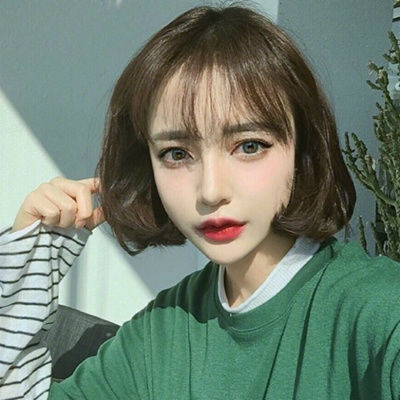 Short Hair Korean Bangs Hairstyle - Korean Styles
