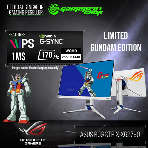 Quube -ASUS ROG Strix XG279Q-G GUNDAM EDITION 27 IPS 170hz WQHD