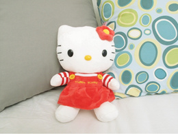 [Hello Kitty] Hello Kitty Red Suspenders Small Doll KOREA OFFICIAL NEW