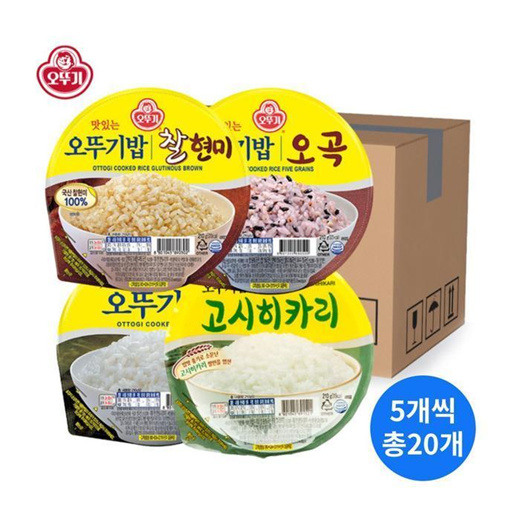 Qoo10 - [Ottogi] Ottogi Rice 210g 5 + Brown Rice 5 + Five Grains ...