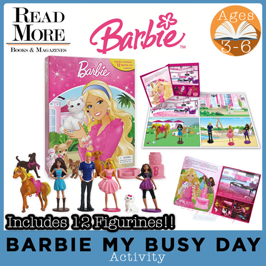 barbie busy book