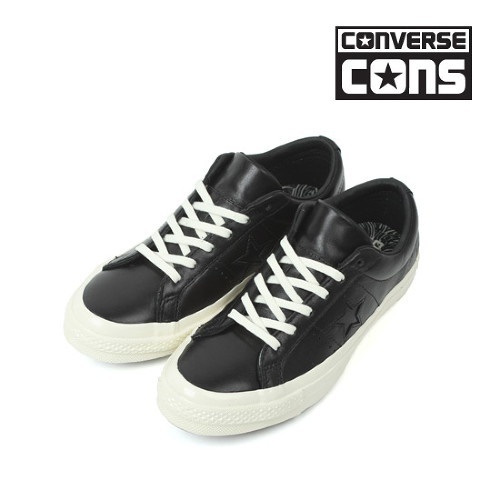 converse one star black sale