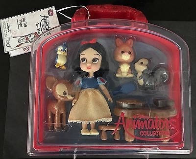 disney animators collection snow white mini doll playset