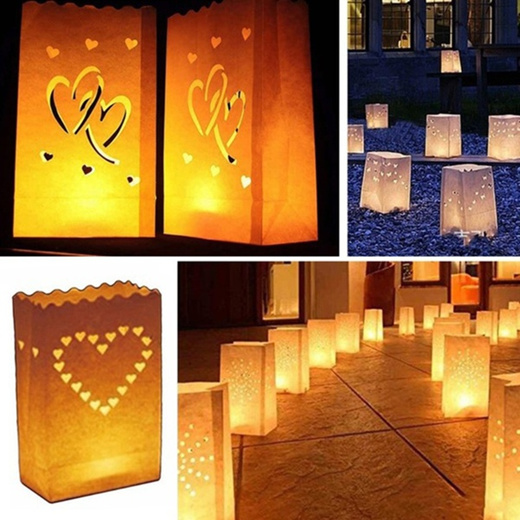 paper candle lanterns