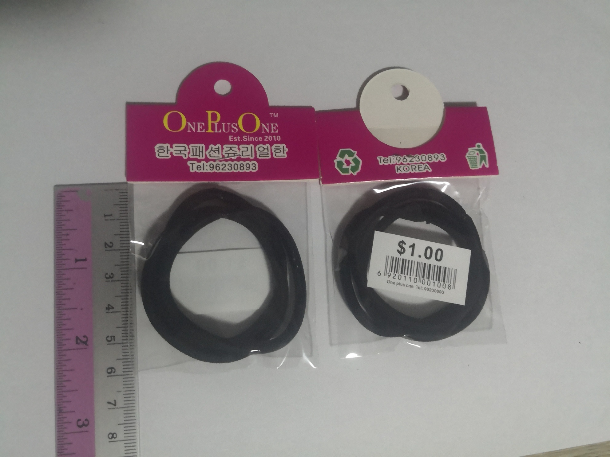 black rubber bands for sale