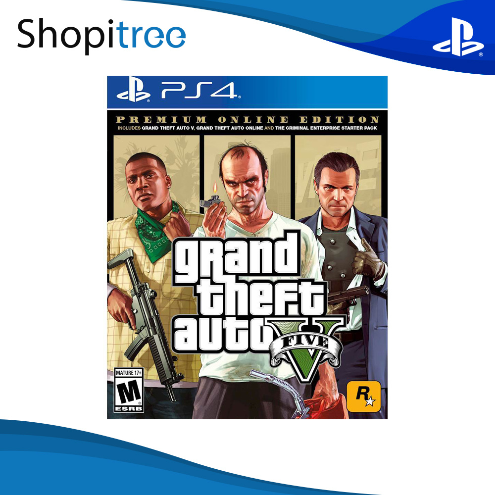 grand theft auto v premium online edition ps4