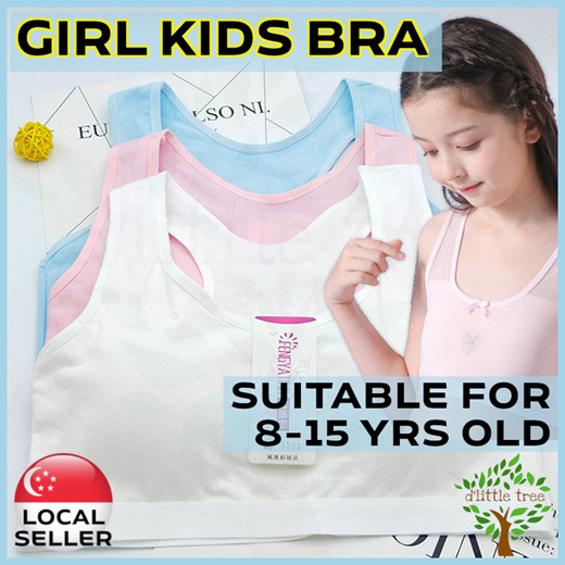 Qoo10 - ♢Restock♢ Teen Bra Camisole Kids Singlet Teenager Bra Kids Bra Girl  Br : Kids Fashion