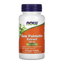 [NOW] Saw Palmetto Extract 320mg 90 Veggie Softgels/ Vegetarian / Supports Prostate Function