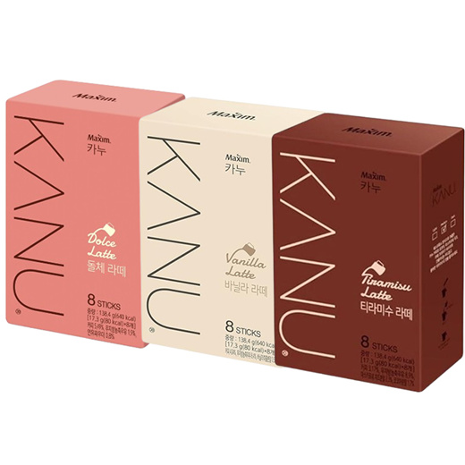Kanu Flavored Latte Collection 8 Sticks/ 3 Flavor Options: Dolce, Vanilla, Tiramisu