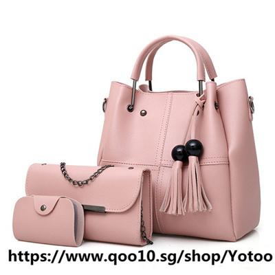 DALFR Leather Women Handbags Shoulder Bags 3pcs Ladies Fashion Messenger  Tote Bags Women Bolsa 2019