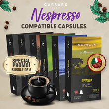 60 Nespresso® Compatible Coffee Capsules ☕ [Bundle of 6]
