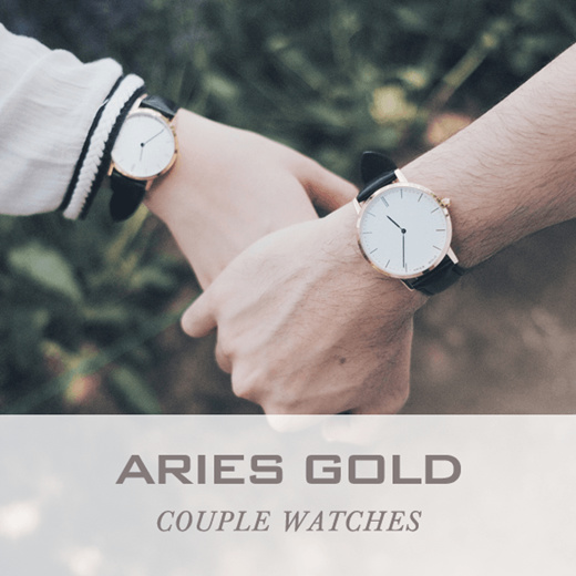 Aries gold cheap couple watch