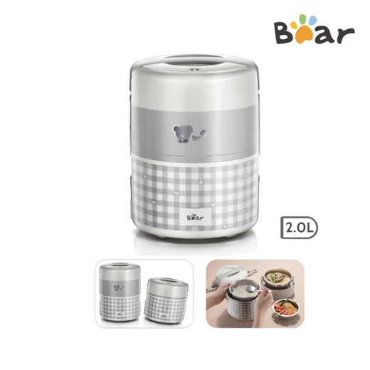 Qoo10 - Bear Electric Lunch Box Stainless Steel Rice Cooker 1.3L  (DFH-B13E5) : Home Electronics