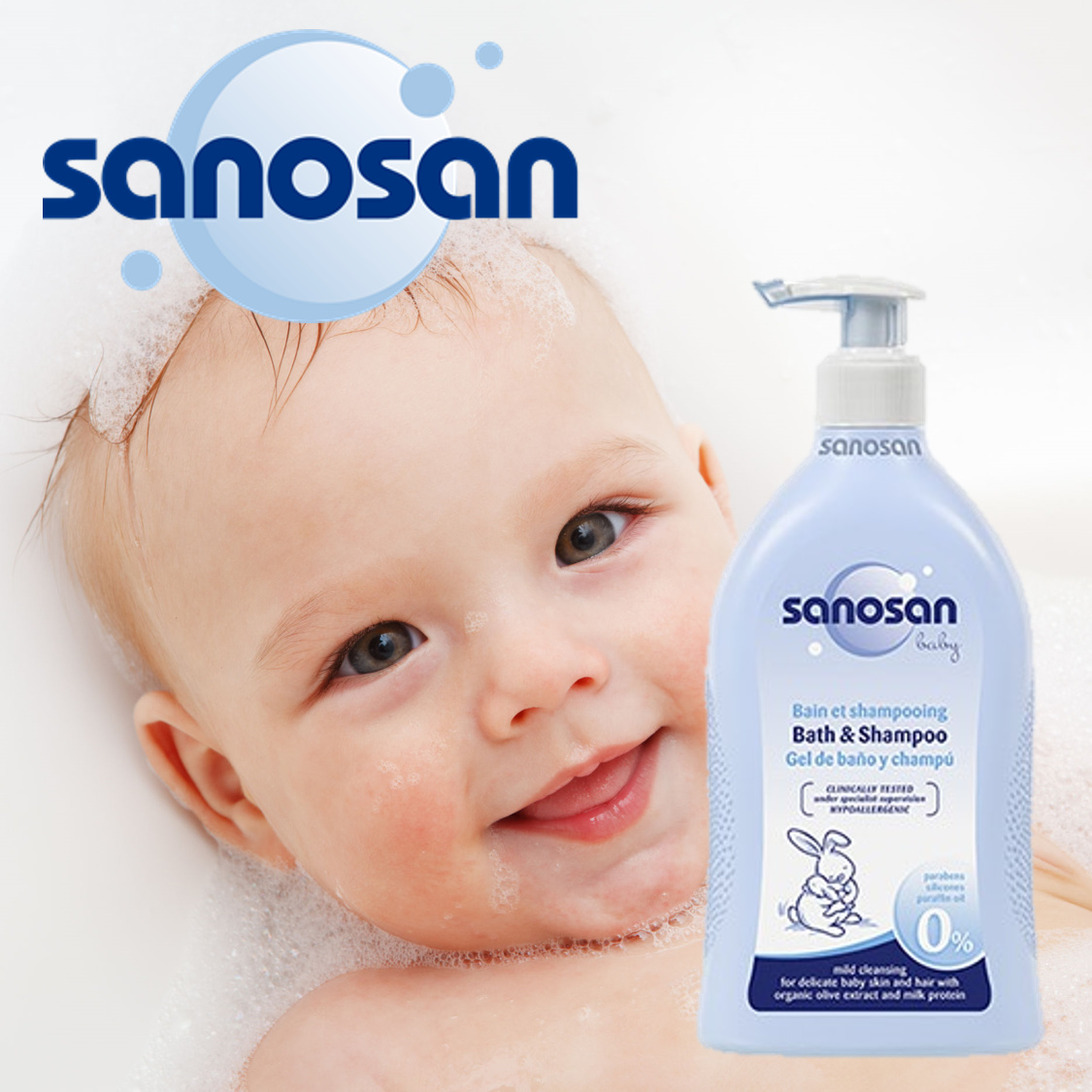 sanosan baby bath & shampoo