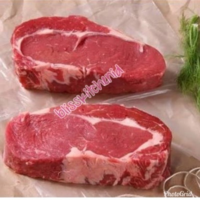 AUS Rib Eye/Cube Roll Beef Steak Grade A 200gr