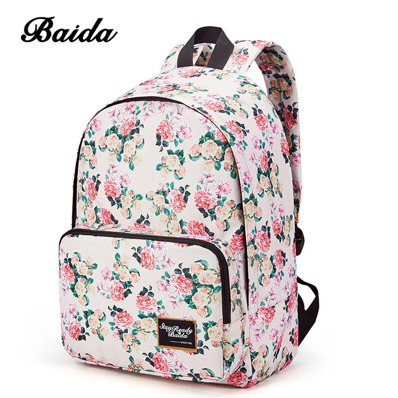 flower backpacks for school