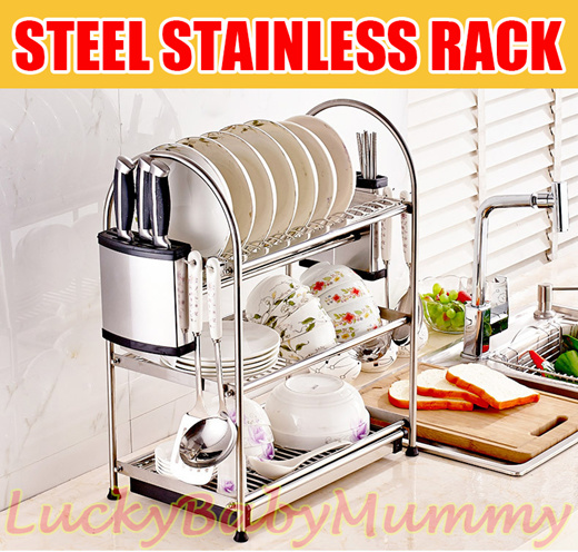 Buy Wholesale China Bamboo Dish Drying Rack 2 Tier Collapsible Small Dish  Rack With Utensil Holder Kitchen Plate Holder & Kitchen Racks at USD 5.3