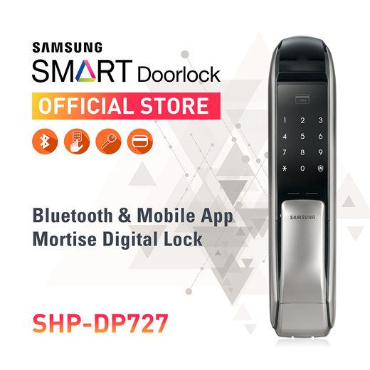 Samsung Digital Door Lock Shs P718 Gold Fingerprint Push Pull Two Way Latch Mortise At Rs 46599 Unit Digital Door Lock Moburban Global Private Limited Gurgaon Id 19909799991