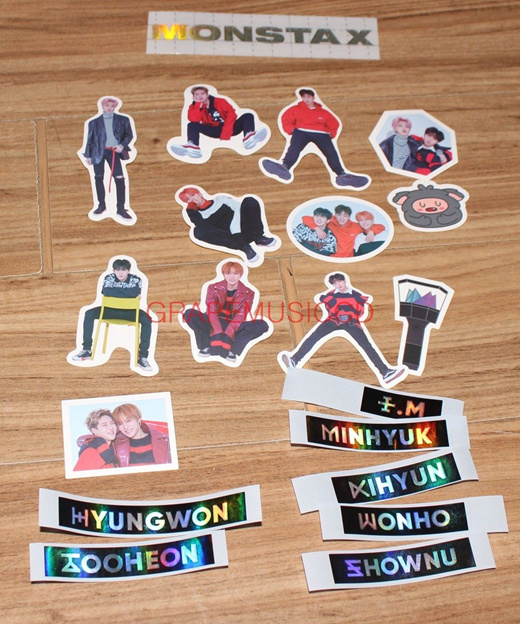 Qoo10 - MONSTA X STICKER : CD & DVD