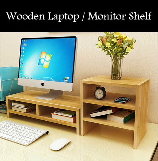 Qoo10 Laptop Desk Shelf Furniture Deco