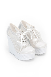 Women s High-Heeled Shoes Pumps Women Filling White Tulle Plane