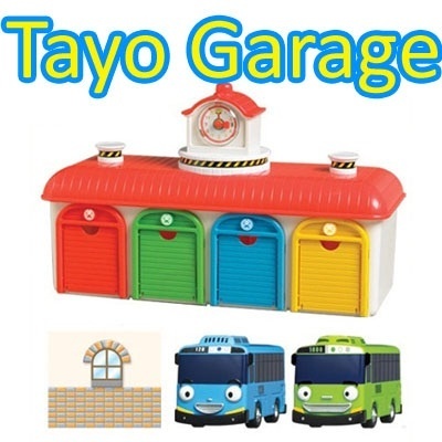 Qoo10 - Tayo garage sticker : Mainan Anak