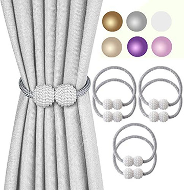  WeTest 1X Pearl Magnetic Curtain Clip Curtain Holders