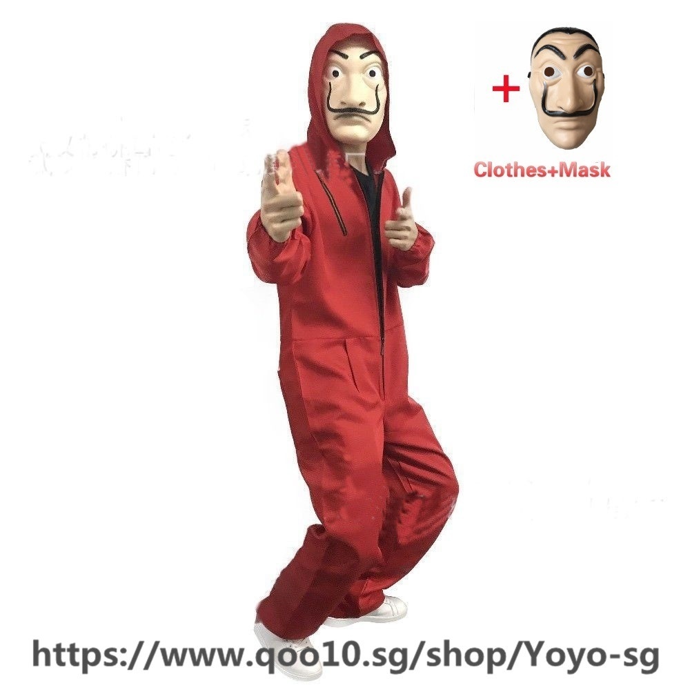 Qoo10 Money Heist The House Of Paper La Casa De Papel Cosplay Salvador Dali Kids Fashion - money heist roblox outfit