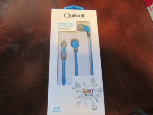 quikcell handsfree earphones with mic