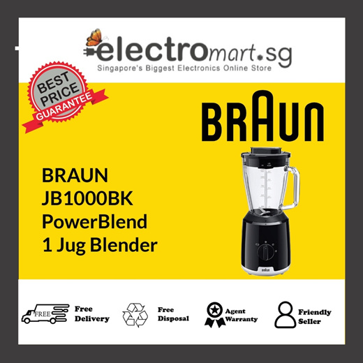 Braun PowerBlend 1 Jug blender Black