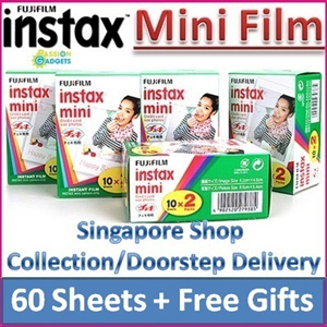 Fujifilm Instax Mini Film 60 films pour Fuji Instax mini 8 / 7s / 25/50/90