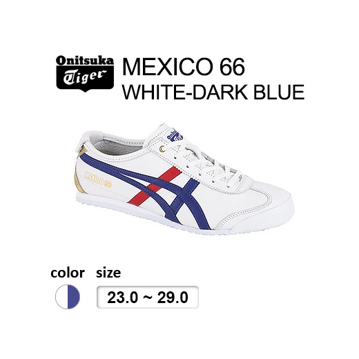 onitsuka tiger mexico 66 white dark blue