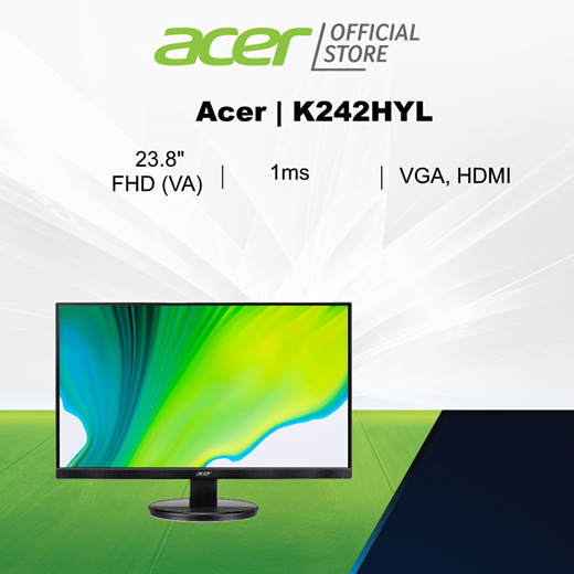 Qoo10 - Acer K2 Series K242HYL H 23.8-Inch FHD Monitor with LED