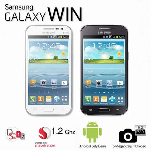 Qoo10 Samsung Galaxy Win Gt I8552 Grey White Mobile Accessories