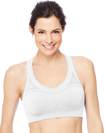 hanes sport women's seamless racerback sports bra